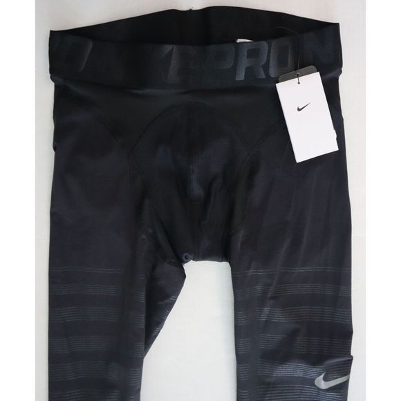 Nike Pro 812988 010 Men's Sz Medium Black Hyperrecovery Compression Tights $150 - Picture 2 of 10